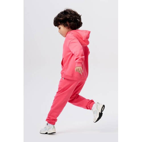 Noppies hoodie Nanded van katoen rood Sweater Effen 74
