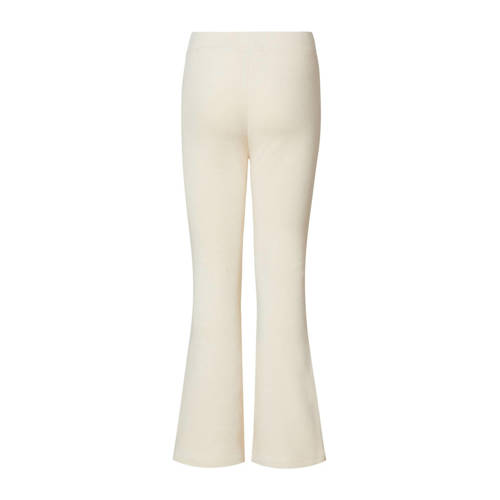Noppies flared broek Nyala van katoen beige Effen 104