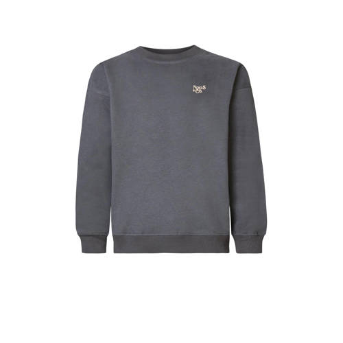 Noppies sweater Nancun van biologisch katoen grijs Effen