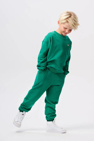 regular fit broek Nandyal van katoen felgroen