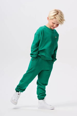 regular fit broek Nandyal van katoen felgroen