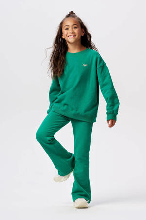 sweater Nancun van katoen felgroen