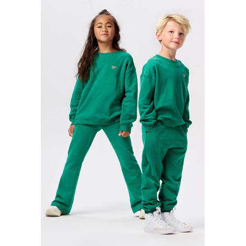 Noppies sweater Nancun van katoen felgroen Effen 74