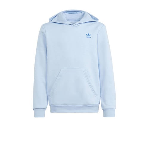 adidas Originals hoodie lichtblauw Sweater Effen