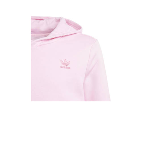 Adidas Originals hoodie lichtroze Sweater Effen 158