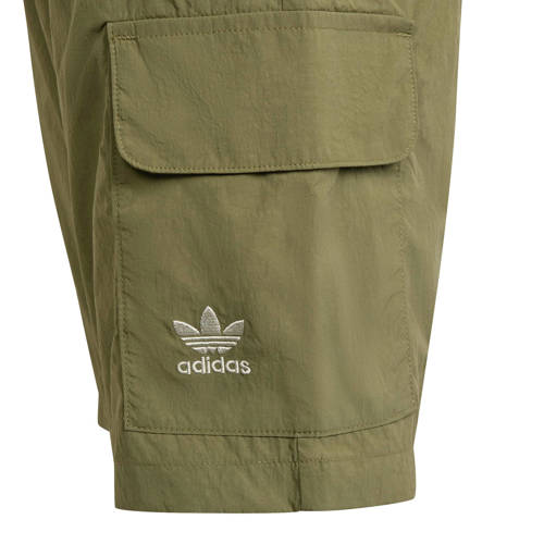 Adidas Originals cargoshort olijfgroen Korte broek Jongens Meisjes Nylon 152