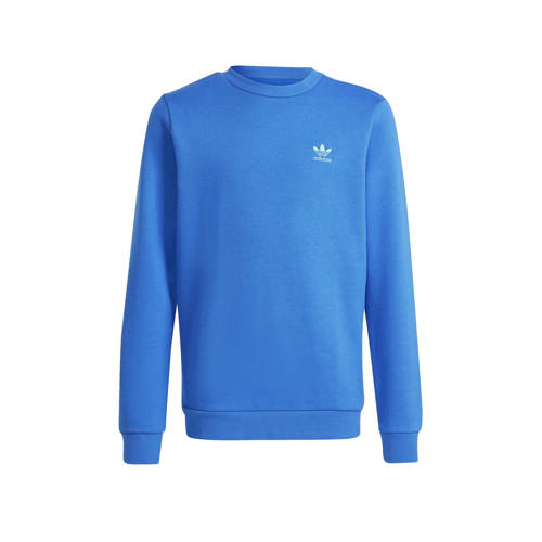 adidas Originals fleece sweater blauw Logo