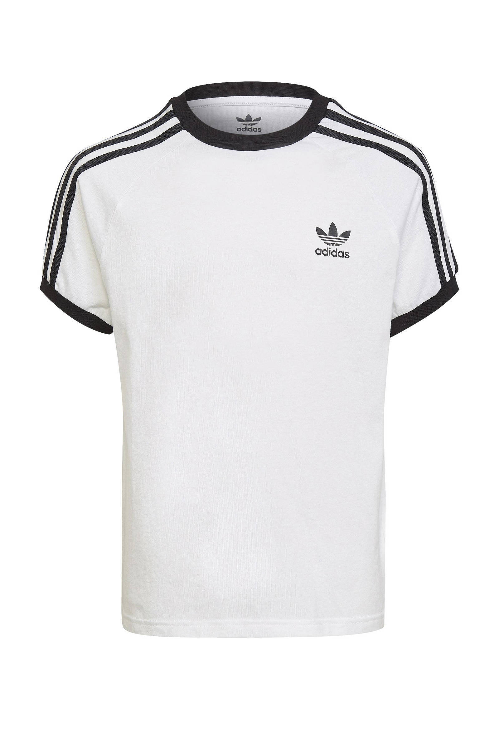 Adidas shirt zwart wit online