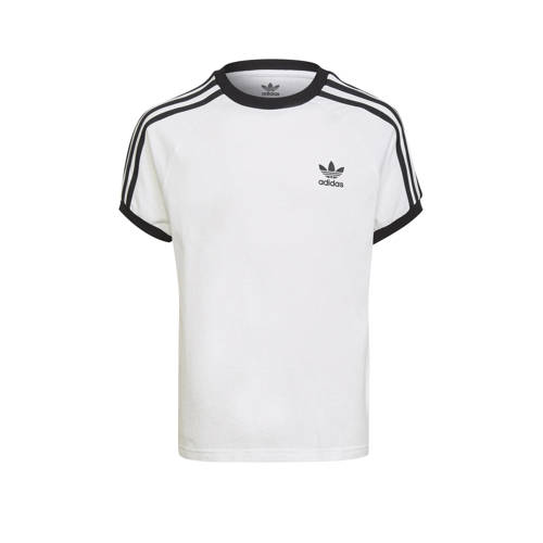 adidas Originals T-shirt wit/zwart Jongens/Meisjes Katoen Ronde hals Logo