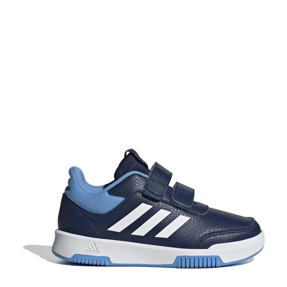 Donkerblauw, lichtblauw en witte jongens en meisjes adidas Sportswear Tensaur 2.0 sneakers van imitatieleer/voering: mesh/voetbed: eva met klittenband