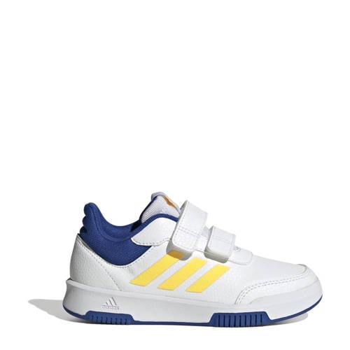 adidas Sportswear Tensaur Sport 2.0 sneakers wit/donkerblauw/geel Jongens/Meisjes Imitatieleer