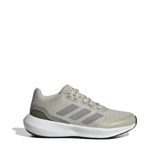 adidas Sportswear Runfalcon 3.0 sneakers grijsgroen/beige/wit Jongens/Meisjes Mesh
