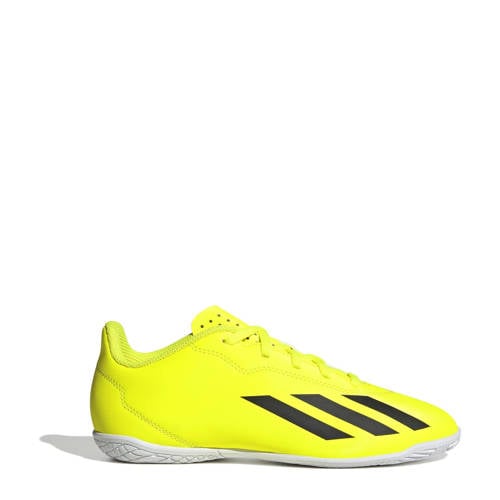 adidas Performance X Crazyfast Club IN Jr. voetbalschoenen geel/zwart/wit Jongens/Meisjes Imitatieleer