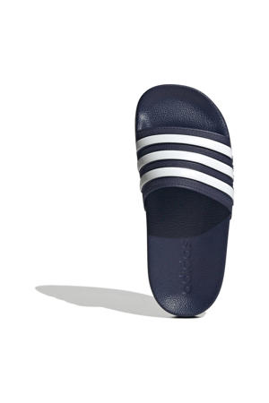 Adilette Shower badslippers donkerblauw/wit