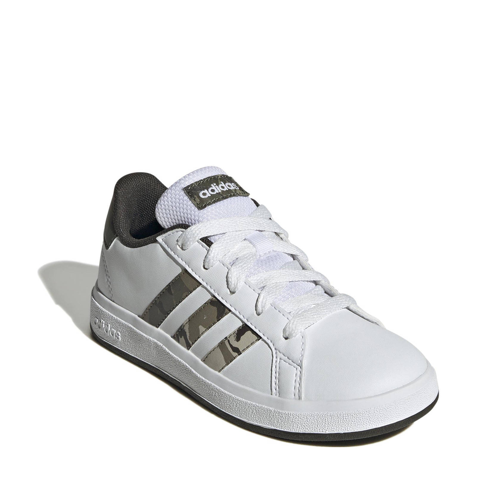 adidas Sportswear Grand Court 2.0 sneakers wit/groen | kleertjes.com