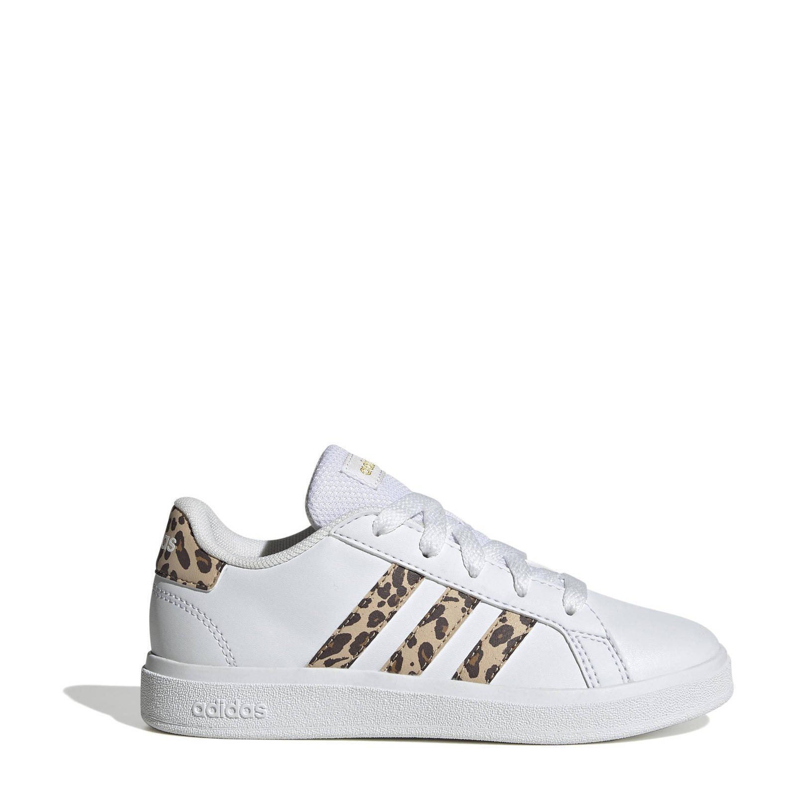 adidas Sportswear Grand Court 2.0 sneakers wit panterprint kleertjes