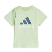 thumbnail: adidas Sportswear T-shirt + short lichtgroen/donkerblauw