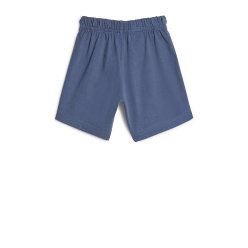 Adidas Sportswear T-shirt + short lichtgroen donkerblauw Shirt + broek Jongens Meisjes Katoen Ronde hals 104