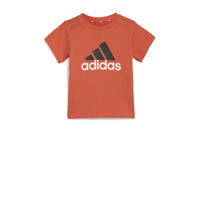 thumbnail: adidas Sportswear T-shirt + short oranje/zwart
