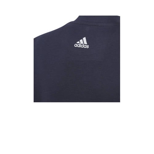 Adidas Sportswear T-shirt donkerblauw Katoen Ronde hals 140