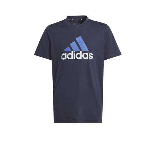 adidas Sportswear T-shirt donkerblauw Jongens/Meisjes Katoen Ronde hals