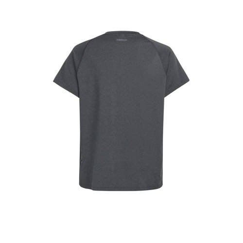 Adidas Sportswear sportshirt antraciet Sport t-shirt Grijs Polyester Ronde hals 128