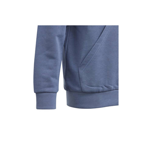 Adidas Sportswear hoodie grijsblauw Sweater Logo 128