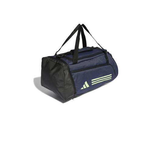 Adidas Perfor ce sporttas TR Duffel S 30L donkerblauw lichtgroen Logo