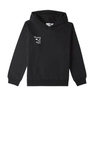 hoodie met tekst zwart