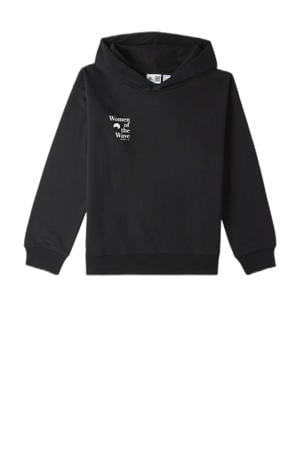 hoodie met tekst zwart
