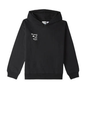 hoodie met tekst zwart