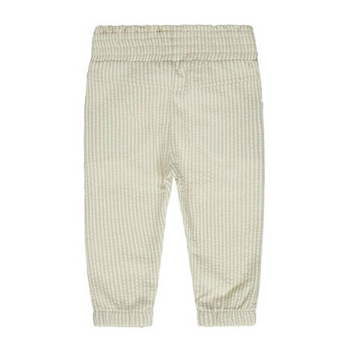 Dirkje slim fit broek Trousers lichtgroen Meisjes Katoen Effen 104