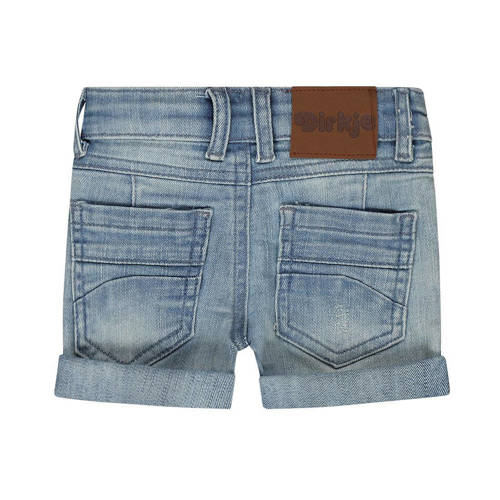 Dirkje denim short Jeans shorts turn-up blauw Korte broek Jongens Katoen 104