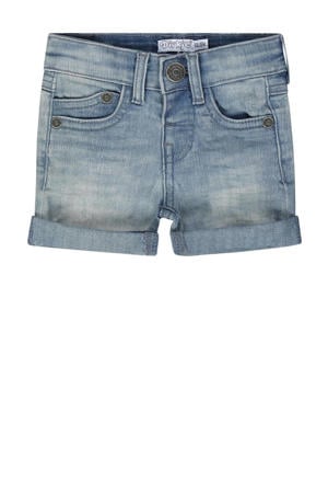 denim short Jeans shorts turn-up blauw