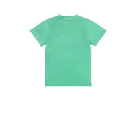 thumbnail: Dirkje T-shirt T-shirt ss met tekst groen