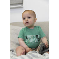 thumbnail: Dirkje T-shirt T-shirt ss met tekst groen