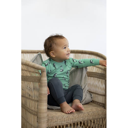 Dirkje sweater ls met all over print groen All over print 56