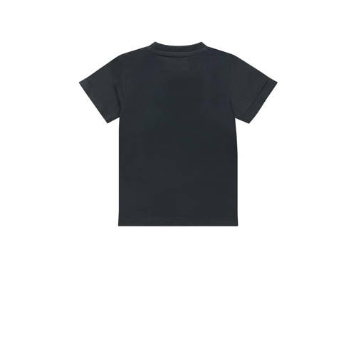 Dirkje T-shirt ss blauw Jongens Katoen Ronde hals Effen 104