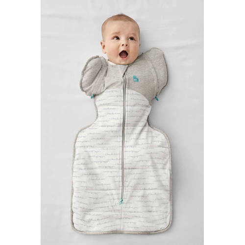 Love to Dream overgangsslaapzak Fase 2 Transition Bag WARM 2.5 White Inbakerdoek Grijs afbeelding