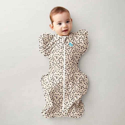 Love to Dream inbakerslaapzak Fase 1 Swaddle UP 1.0 Animal Beige Inbakerdoek