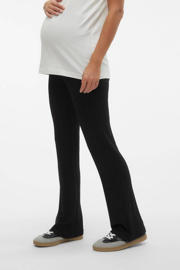thumbnail: MAMALICIOUS high waist flared zwangerschapslegging MLBRYNJA zwart