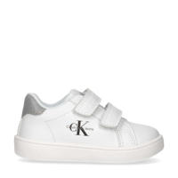 thumbnail: Witte jongens Calvin Klein sneakers van imitatieleer met klittenband