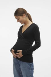 thumbnail: MAMALICIOUS zwangerschaps- en voedingslongsleeve MLBRYNJA zwart