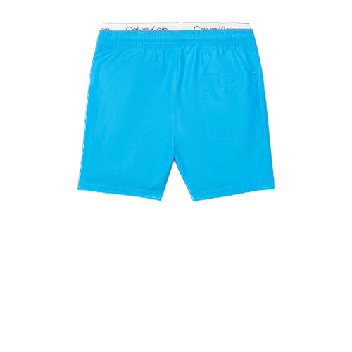 Calvin Klein zwemshort lichtblauw Jongens Polyester Logo 128 140