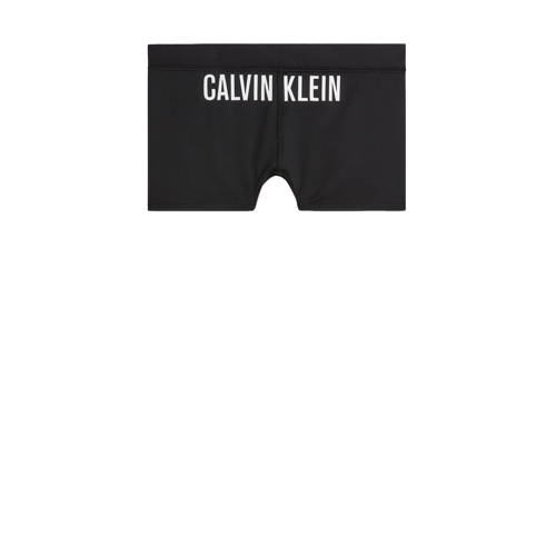 Calvin Klein zwemboxer zwart Zwemshort Jongens Polyamide Logo 128 140
