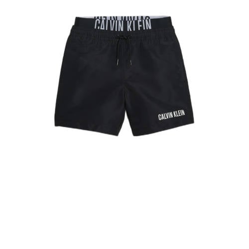 Calvin Klein zwemshort zwart Jongens Polyester Logo