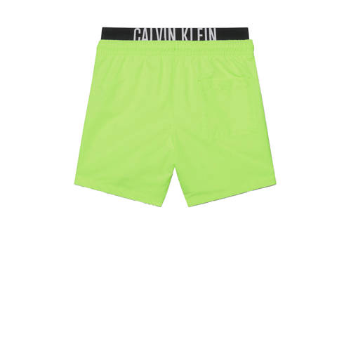 Calvin Klein zwemshort geel Jongens Gerecycled polyester Logo 128 140