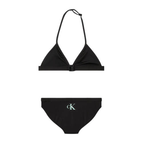 Calvin Klein triangel bikini zwart Meisjes Gerecycled polyester Effen 128 140