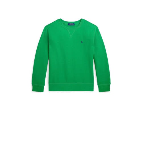POLO Ralph Lauren sweater met borduursels felgroen 