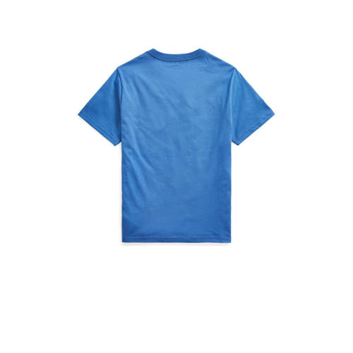 Polo Ralph Lauren T-shirt frisblauw Jongens Katoen Ronde hals Effen 128